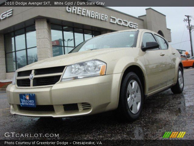 2010 Dodge Avenger SXT in White Gold