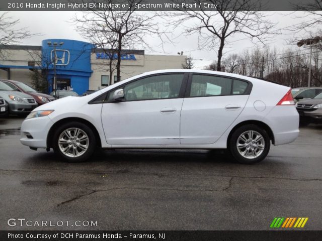 2010 Honda Insight Hybrid EX Navigation in Spectrum White Pearl