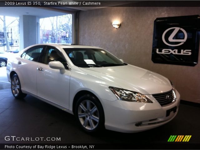 2009 Lexus ES 350 in Starfire Pearl White