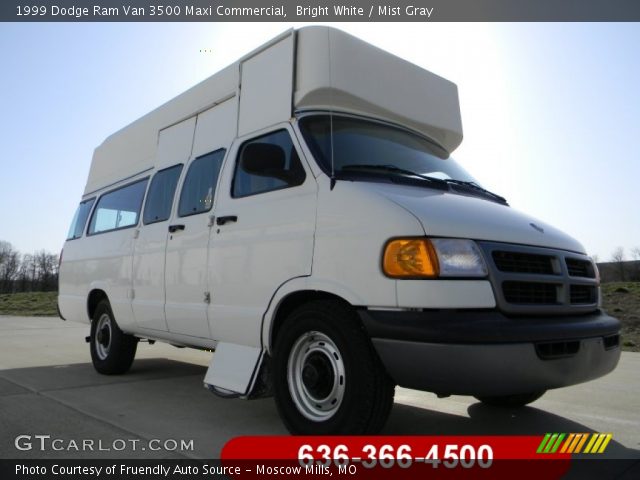 1999 Dodge Ram Van 3500 Maxi Commercial in Bright White