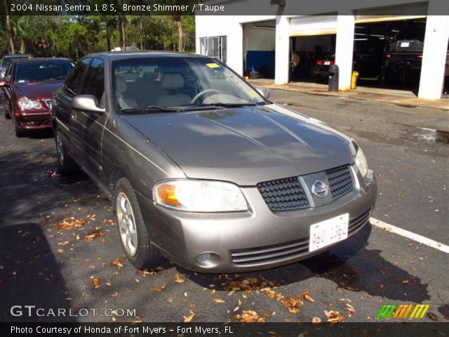 2004 Nissan Sentra 1.8 S in Bronze Shimmer