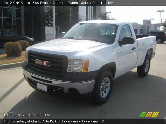 2012 GMC Sierra 1500 Regular Cab 4x4 in Summit White