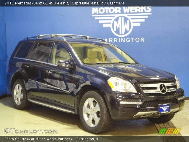 2011 Mercedes-Benz GL 450 4Matic in Capri Blue Metallic