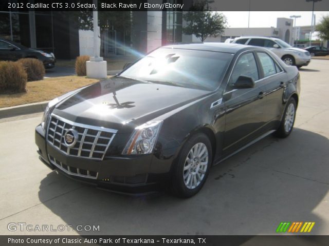 2012 Cadillac CTS 3.0 Sedan in Black Raven