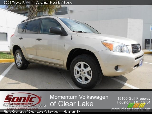 2008 Toyota RAV4 I4 in Savannah Metallic