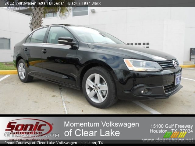 2012 Volkswagen Jetta TDI Sedan in Black