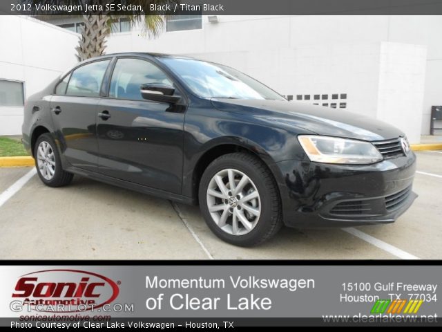 2012 Volkswagen Jetta SE Sedan in Black