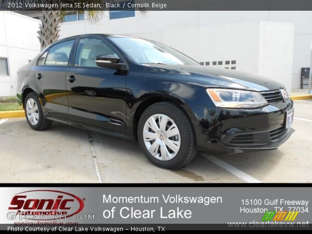 2012 Volkswagen Jetta SE Sedan in Black