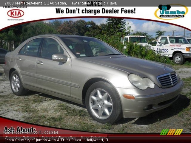 2003 Mercedes-Benz C 240 Sedan in Pewter Silver Metallic