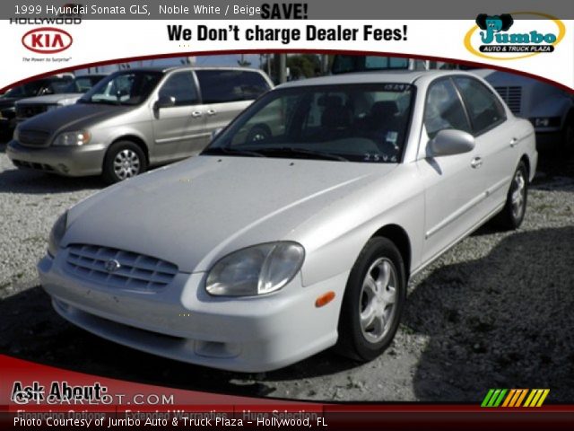 1999 Hyundai Sonata GLS in Noble White