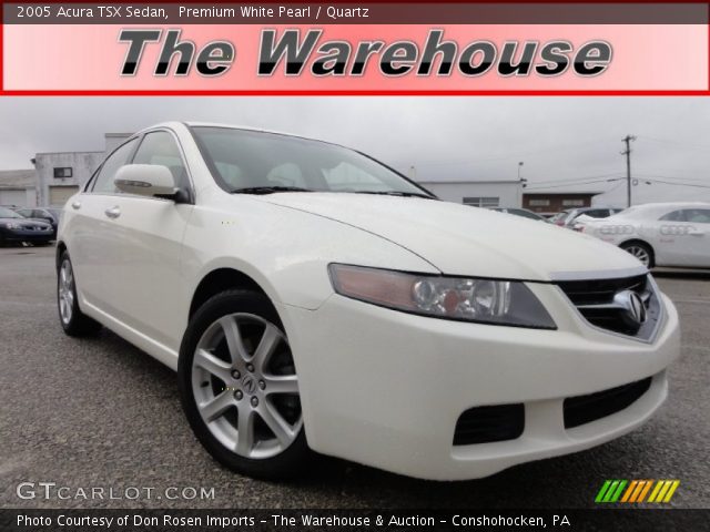 2005 Acura TSX Sedan in Premium White Pearl