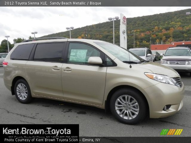 2012 Toyota Sienna XLE in Sandy Beach Metallic