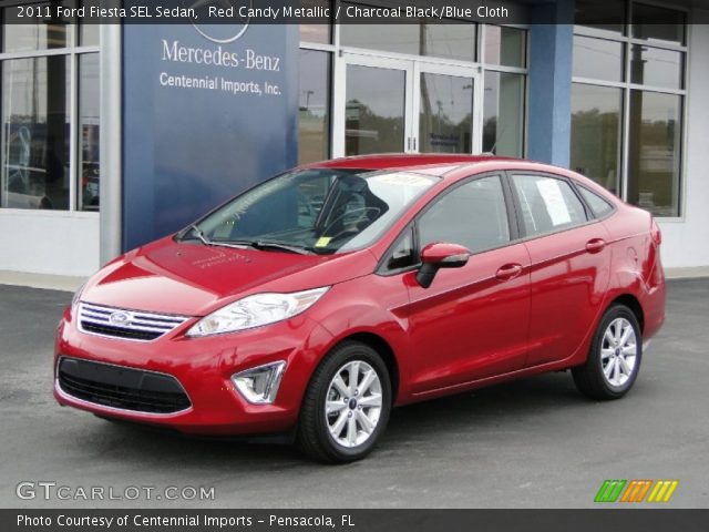 2011 Ford Fiesta SEL Sedan in Red Candy Metallic