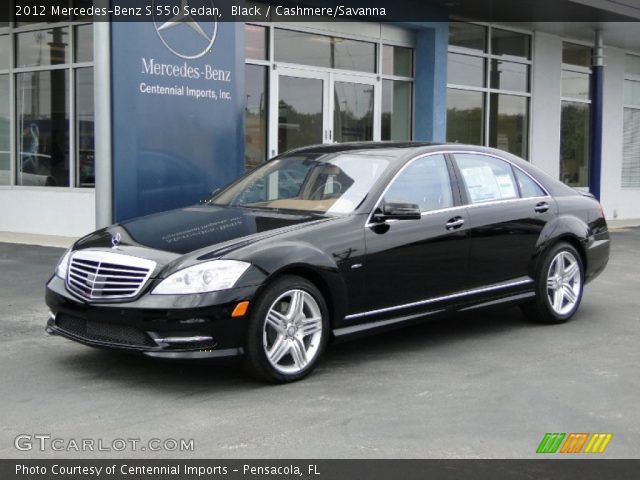 2012 Mercedes-Benz S 550 Sedan in Black