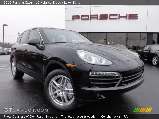 2012 Porsche Cayenne S Hybrid in Black