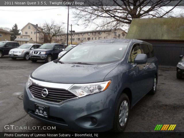 2011 Nissan Quest 3.5 S in Twilight Gray