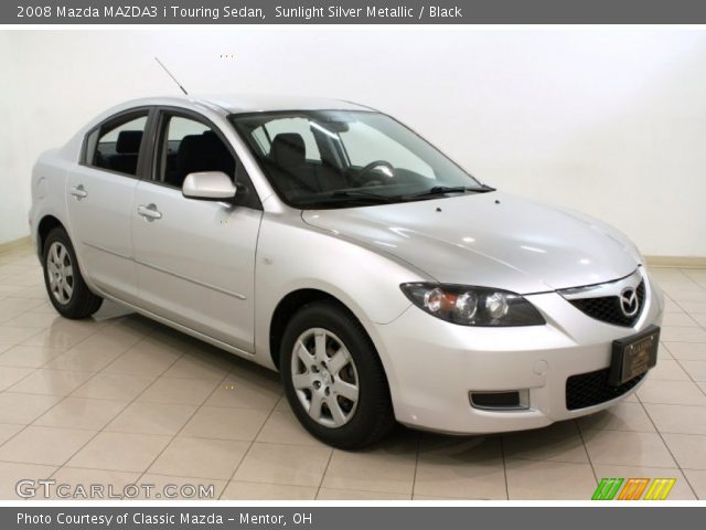 2008 Mazda MAZDA3 i Touring Sedan in Sunlight Silver Metallic