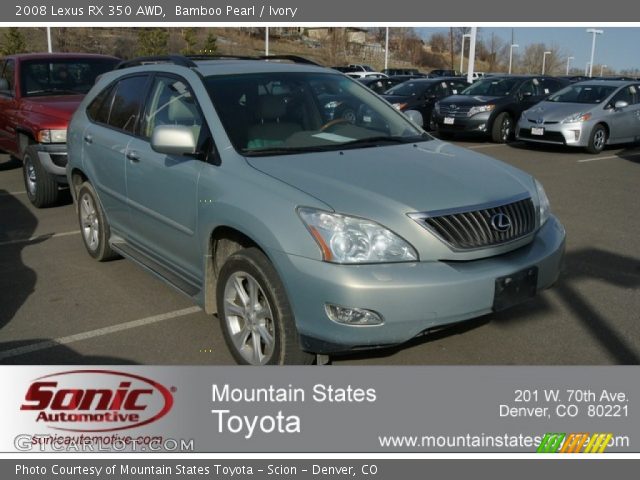 2008 Lexus RX 350 AWD in Bamboo Pearl
