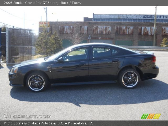 Black 2006 Pontiac Grand Prix Gt Sedan Ebony Interior