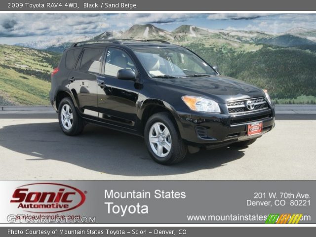 2009 Toyota RAV4 4WD in Black