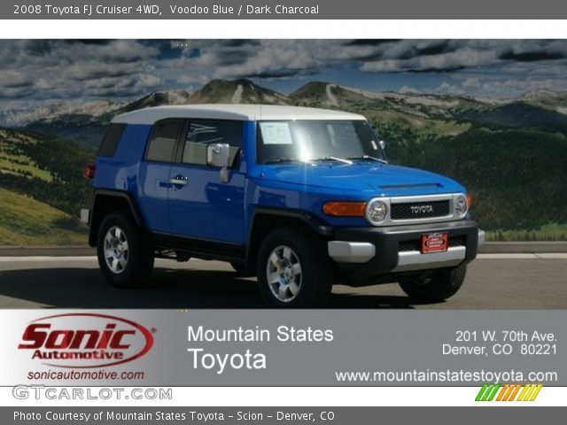 2008 Toyota FJ Cruiser 4WD in Voodoo Blue
