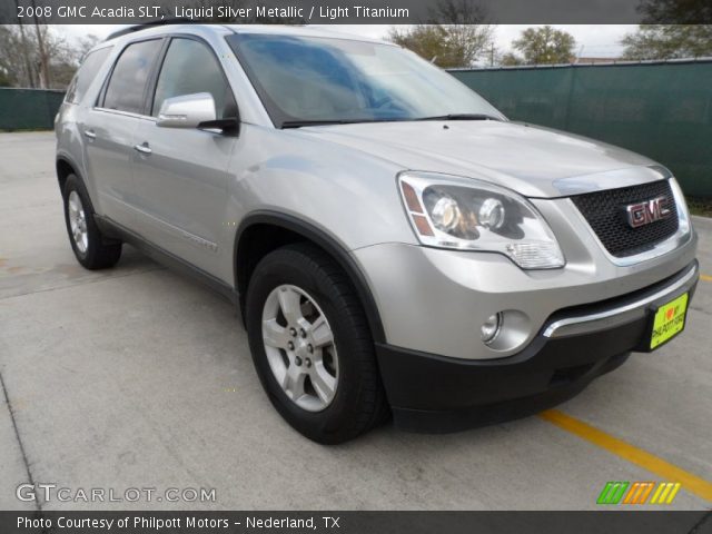 2008 GMC Acadia SLT in Liquid Silver Metallic