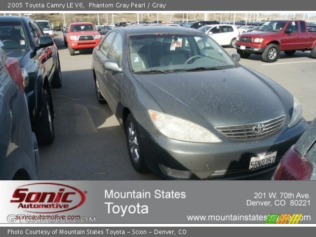 2005 Toyota Camry LE V6 in Phantom Gray Pearl