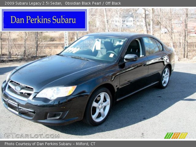 2009 Subaru Legacy 2.5i Sedan in Obsidian Black Pearl