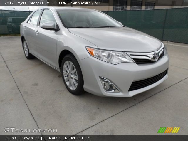 2012 Toyota Camry XLE V6 in Classic Silver Metallic