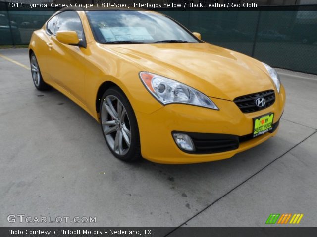 2012 Hyundai Genesis Coupe 3.8 R-Spec in Interlagos Yellow