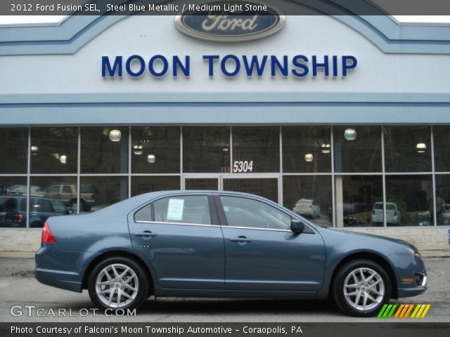 2012 Ford Fusion SEL in Steel Blue Metallic