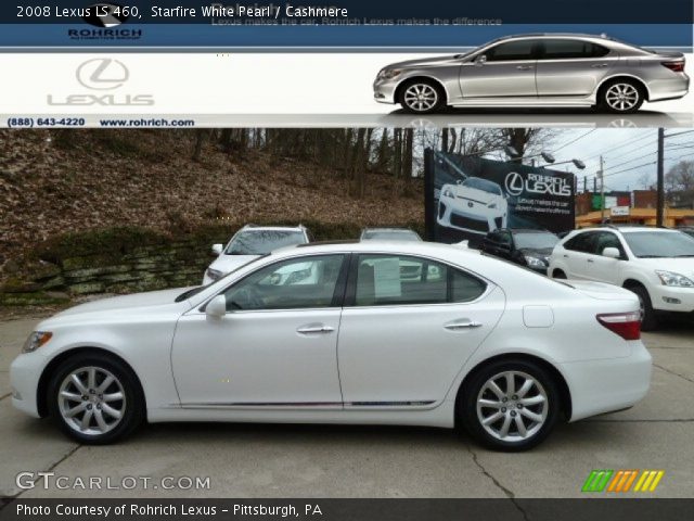 2008 Lexus LS 460 in Starfire White Pearl