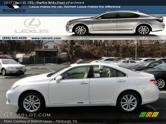 2012 Lexus ES 350 in Starfire White Pearl