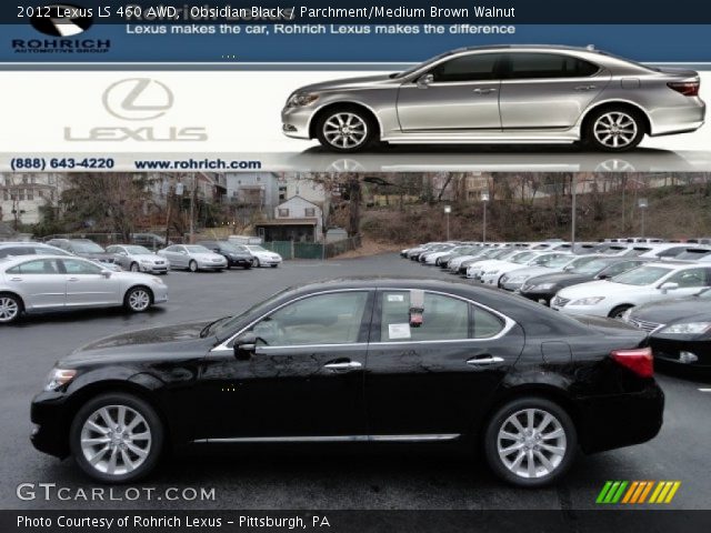 2012 Lexus LS 460 AWD in Obsidian Black