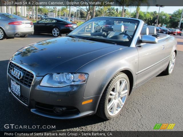 2007 Audi S4 4.2 quattro Cabriolet in Dolphin Grey Metallic