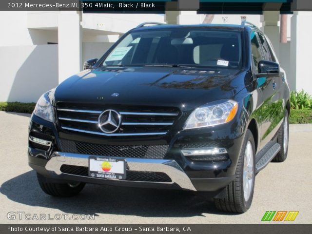 2012 Mercedes-Benz ML 350 4Matic in Black
