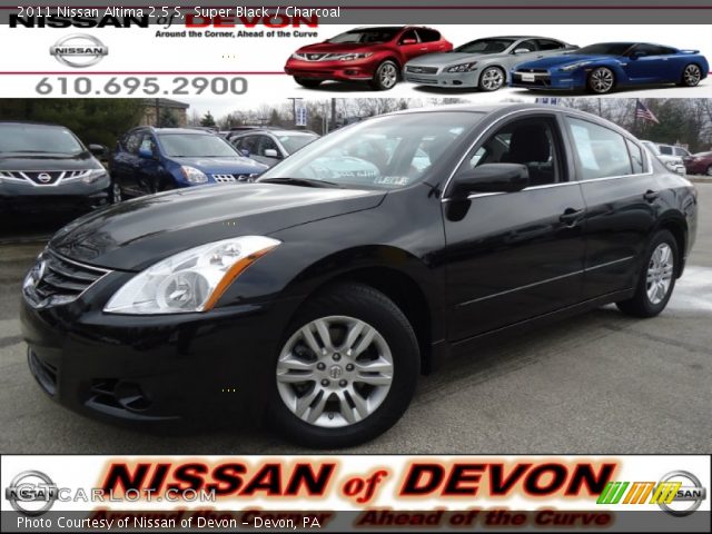 2011 Nissan Altima 2.5 S in Super Black