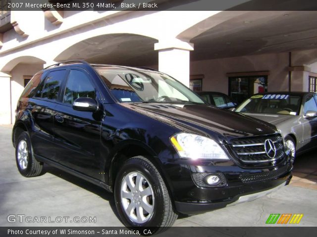 2007 Mercedes-Benz ML 350 4Matic in Black