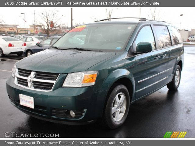 2009 Dodge Grand Caravan SXT in Melbourne Green Pearl