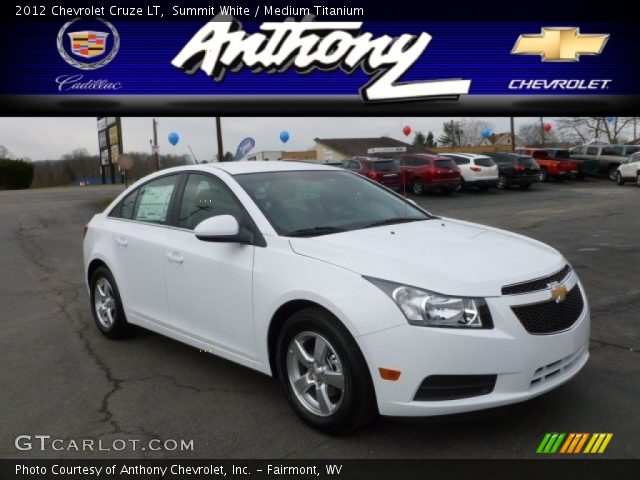 2012 Chevrolet Cruze LT in Summit White