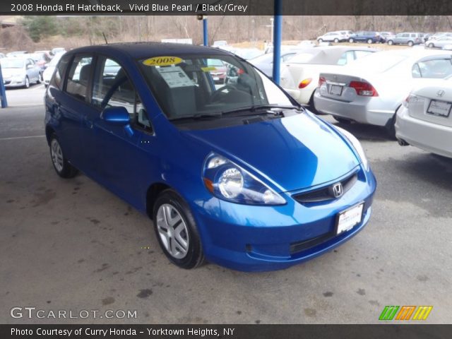 2008 Honda Fit Hatchback in Vivid Blue Pearl