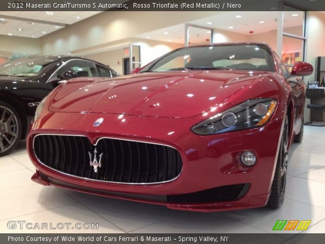 2012 Maserati GranTurismo S Automatic in Rosso Trionfale (Red Metallic)