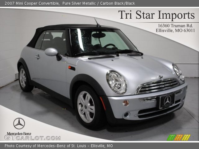 2007 Mini Cooper Convertible in Pure Silver Metallic
