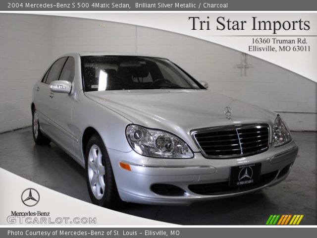 2004 Mercedes-Benz S 500 4Matic Sedan in Brilliant Silver Metallic