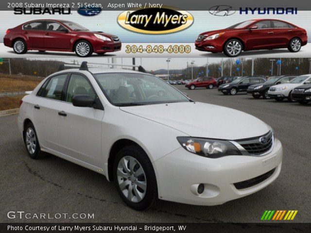 2008 Subaru Impreza 2.5i Sedan in Aspen White