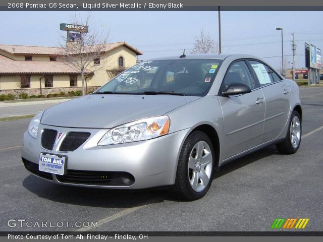 2008 Pontiac G6 Sedan in Liquid Silver Metallic