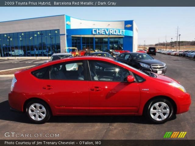 2009 Toyota Prius Hybrid in Barcelona Red Metallic