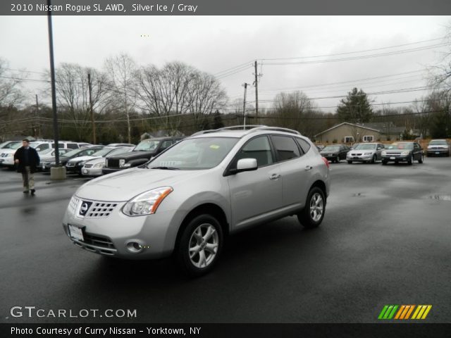 2010 Nissan Rogue SL AWD in Silver Ice