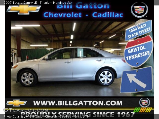 2007 Toyota Camry LE in Titanium Metallic