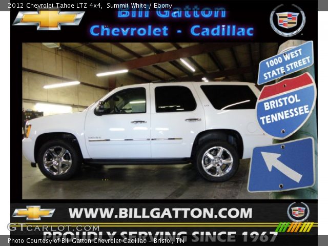 2012 Chevrolet Tahoe LTZ 4x4 in Summit White